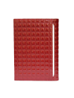 Бумажник водителя женский кожаный БС-12 red ice с кристаллами SWAROVSKI Kniksen красный
